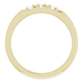 14K Yellow 1/3 CTW Natural Diamond Anniversary Band
